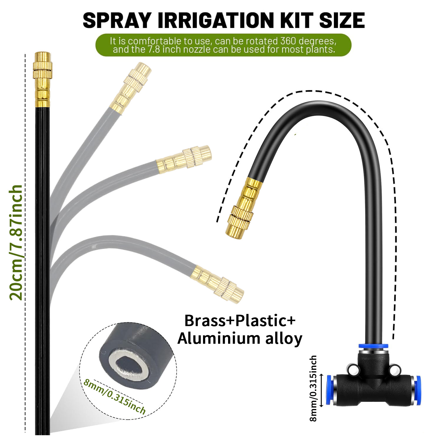 5/8mm PE 호스 분무기 키트 60W 자동 흡입 펌 - Automatic Plant Waterer 리뷰 및 가격
